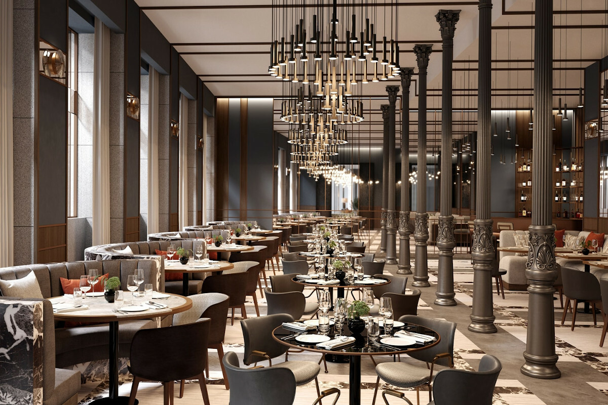 Imagen del restaurante QU, con sello de Mario Sandoval, de JW Marriott Hotel Madrid