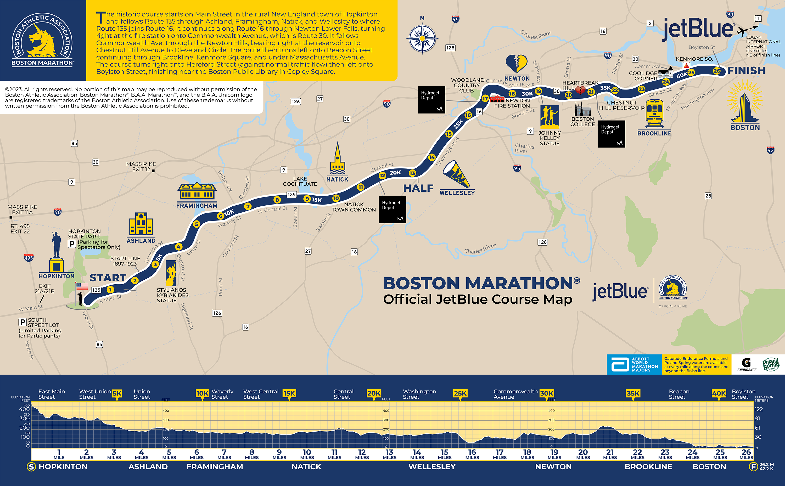 boston marathon route
