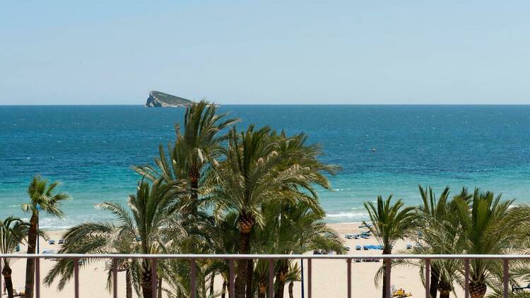 Estás a un clic en Booking de alojarte con estas vistas en el Hotel El Palmeral