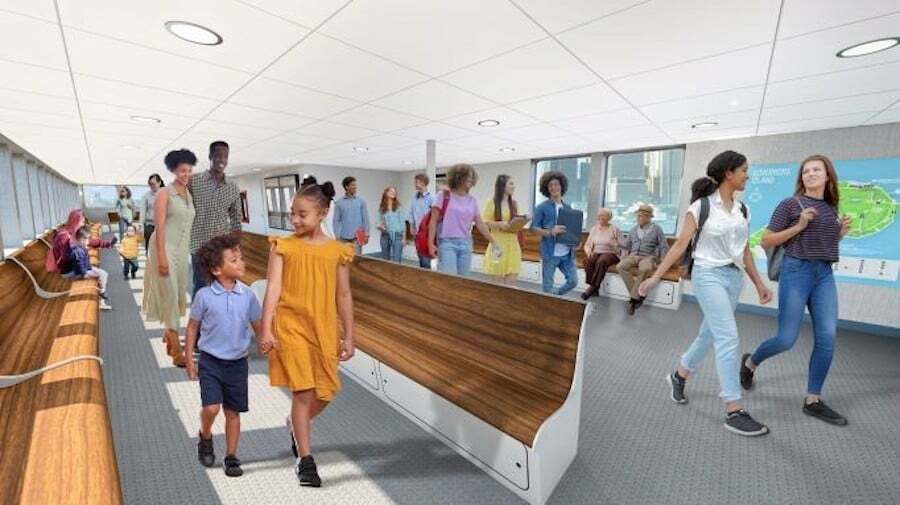 Hybrid NYC ferry