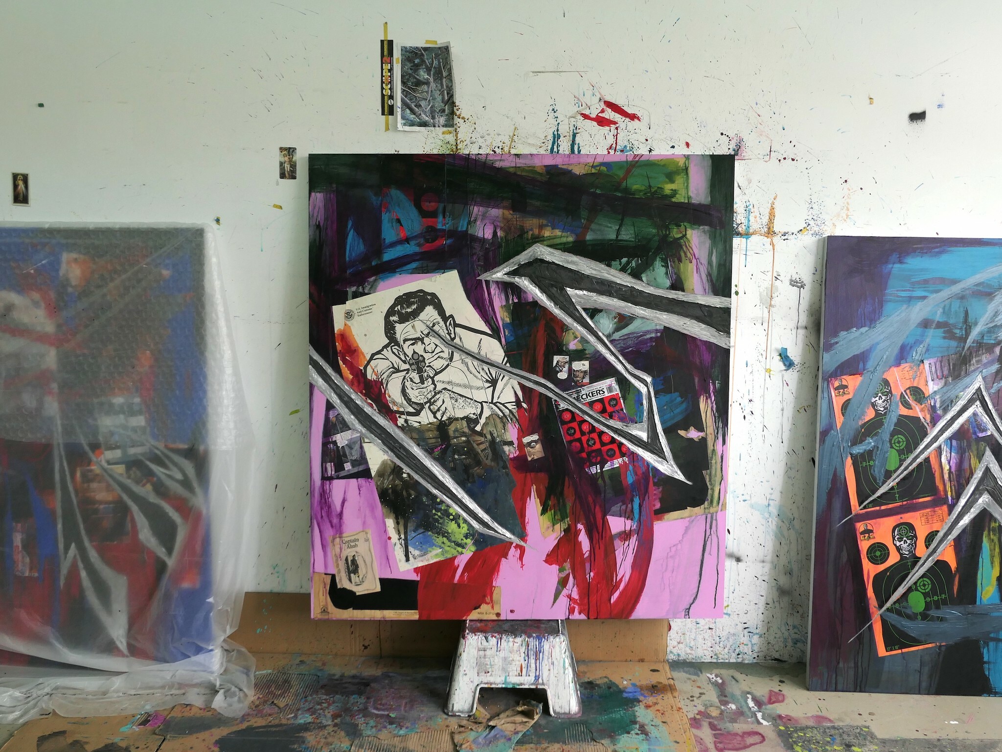 Artist Ian Tee's studio