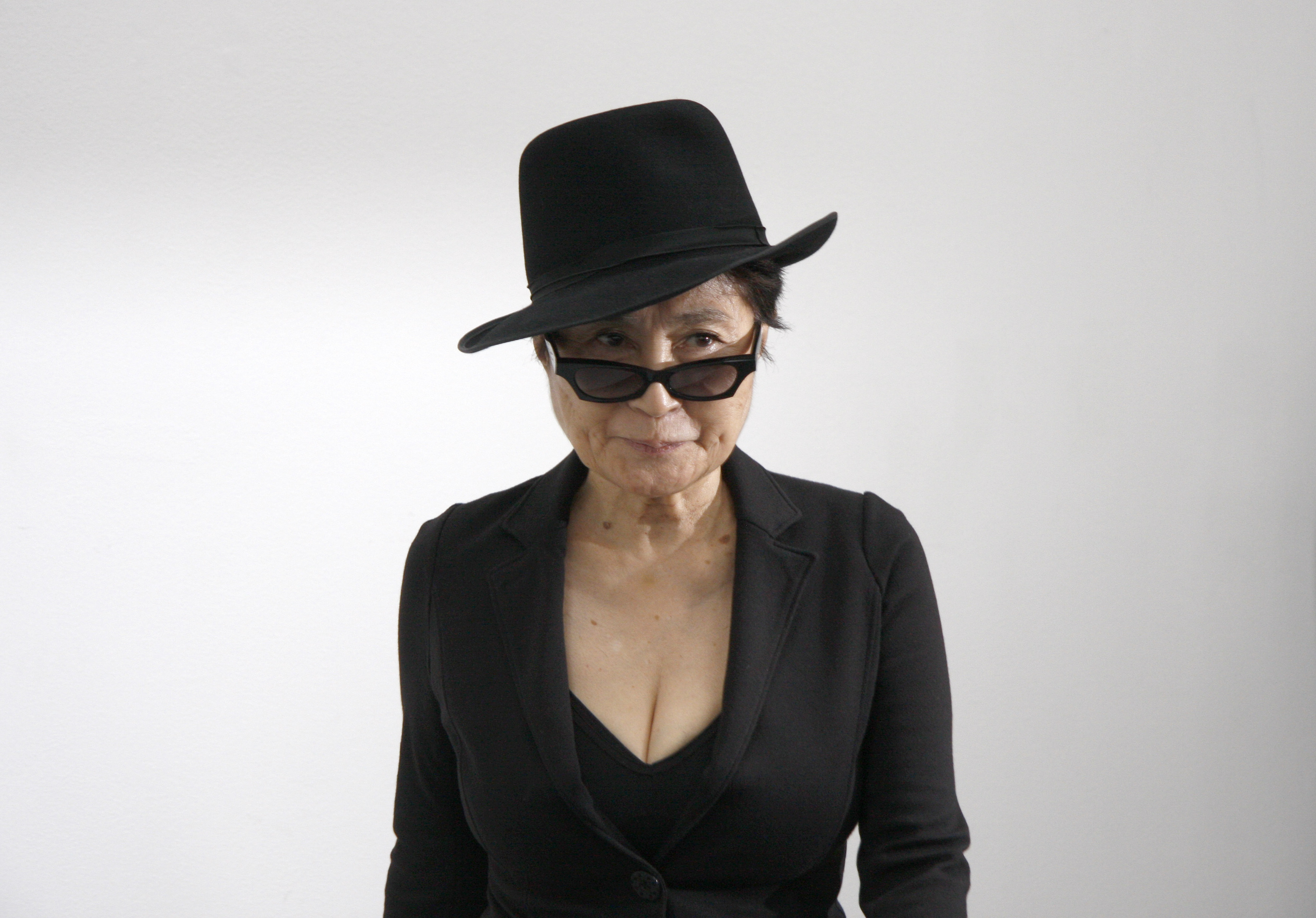 Embrace the World from Within is a free Yoko Ono exhibit on display in  Brooklyn