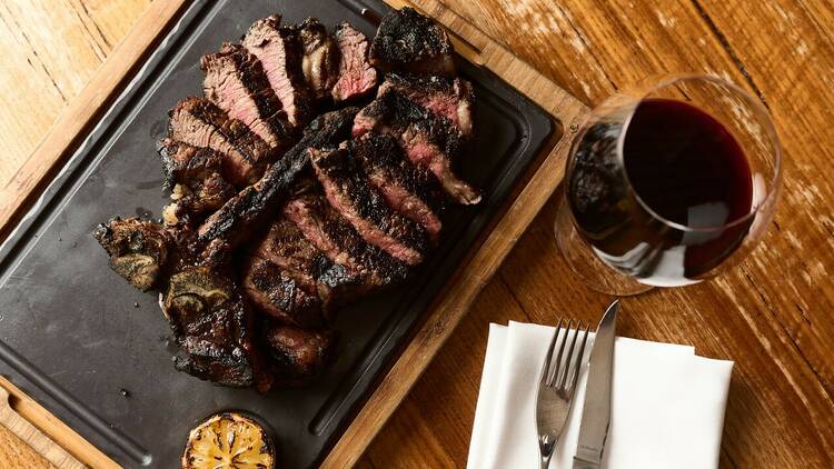 Get stuck into one of Sydney's best steaks