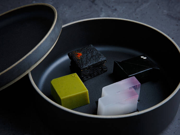 Admire artistic wagashi