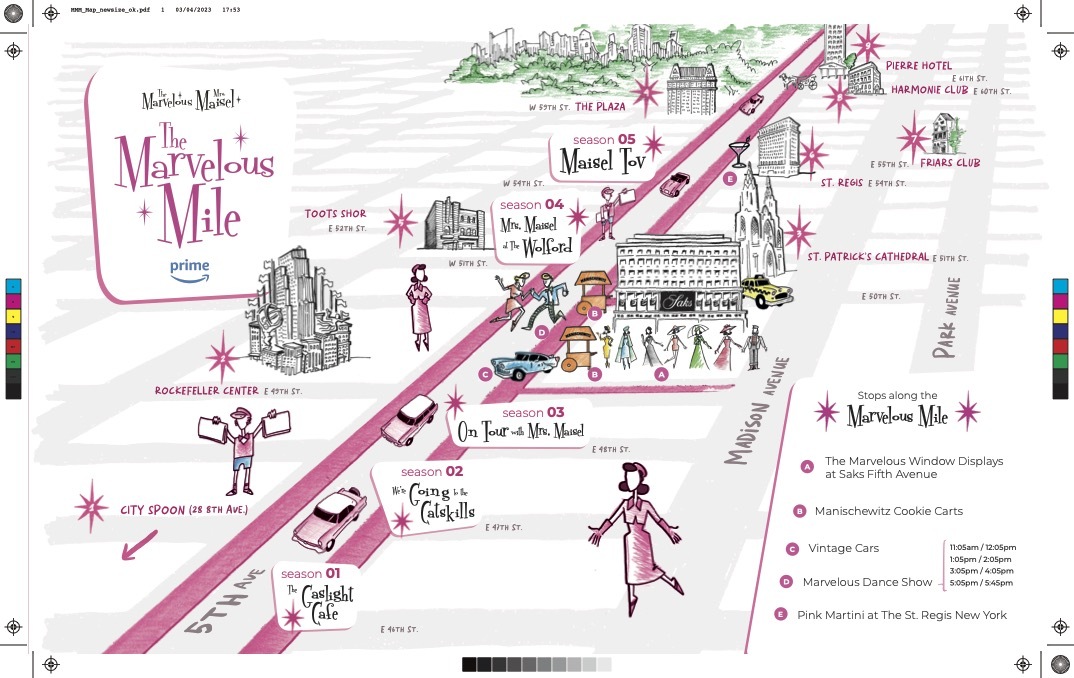 Marvelous Mrs. Maisel map