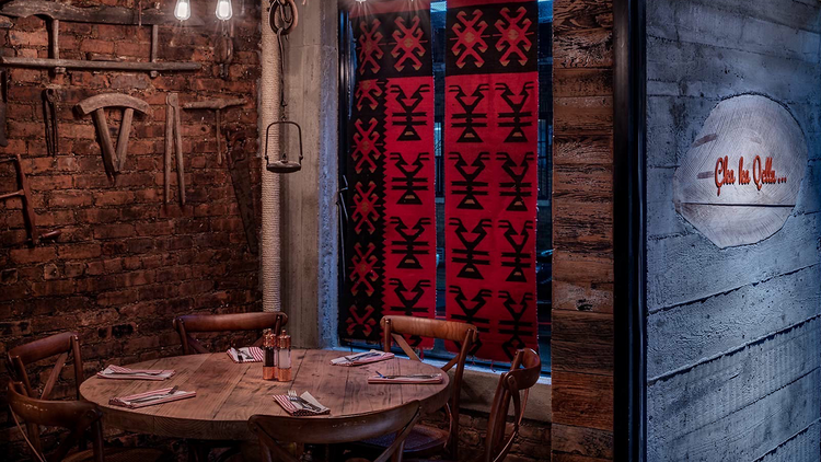 Albanian Restaurant decor (Çka Ka Qëllu Bronx)