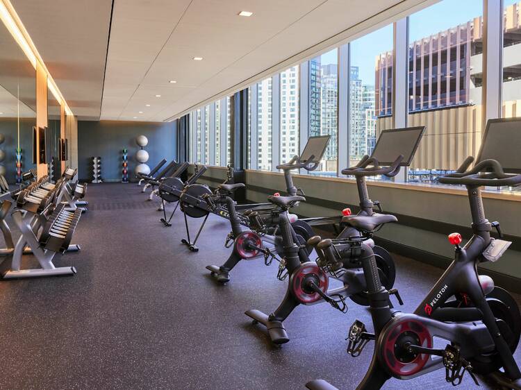 The state-of-the-art fitness center