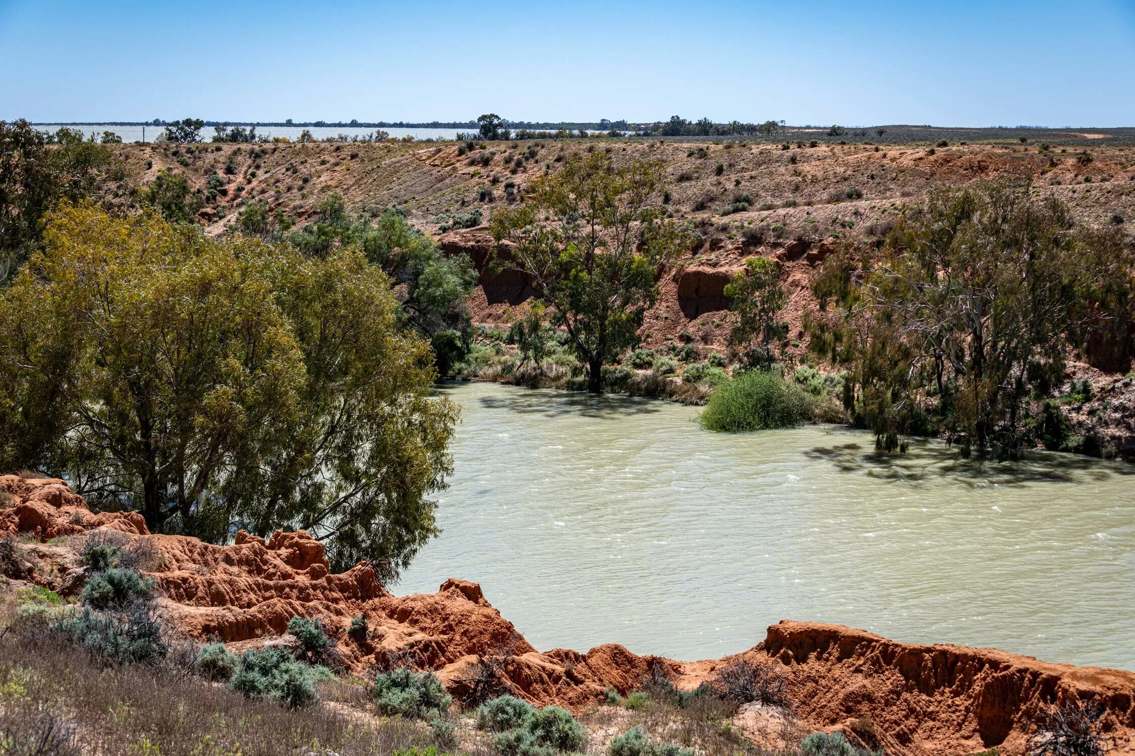 Barka with low water levels