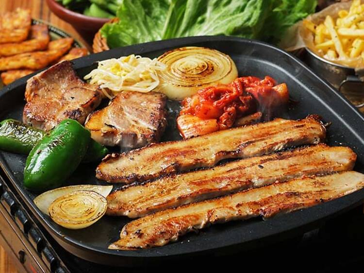 池袋パルコ屋上 コリアンBBQビアガーデン