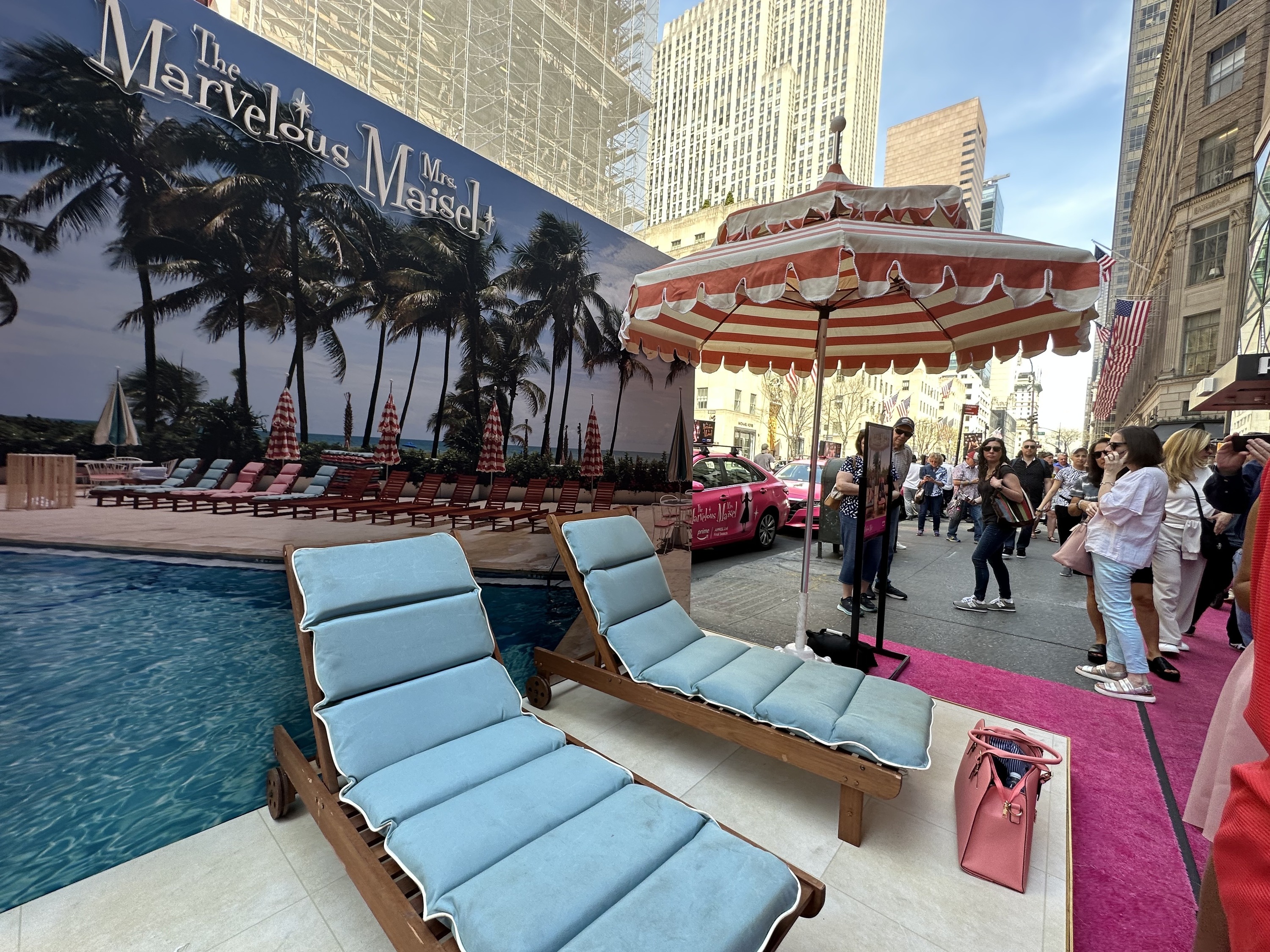 A Miami photo booth at the Maisel event.