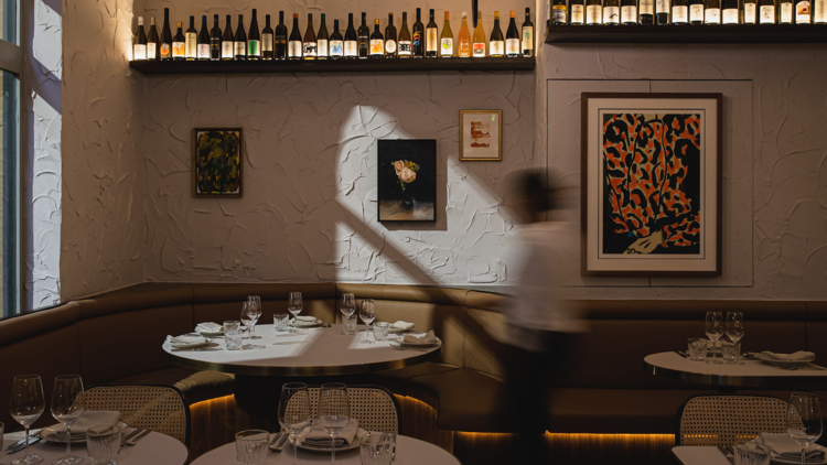 The dining room at Palazzo Salato