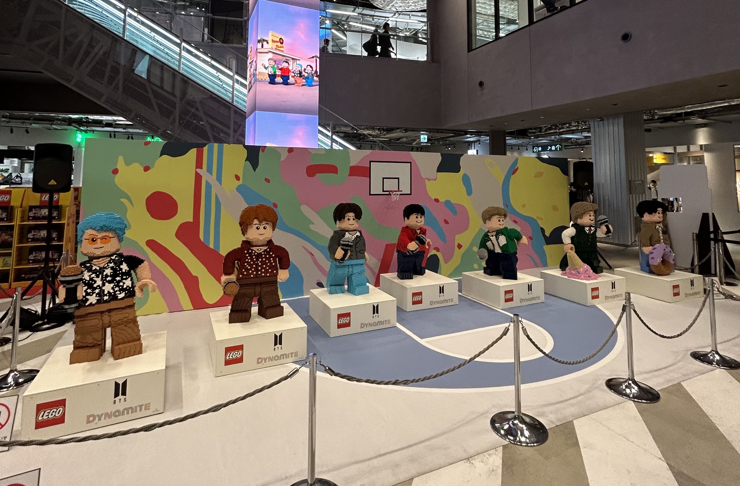 Lego BTS Dynamite Model Exhibition | Shopping in Tokyo