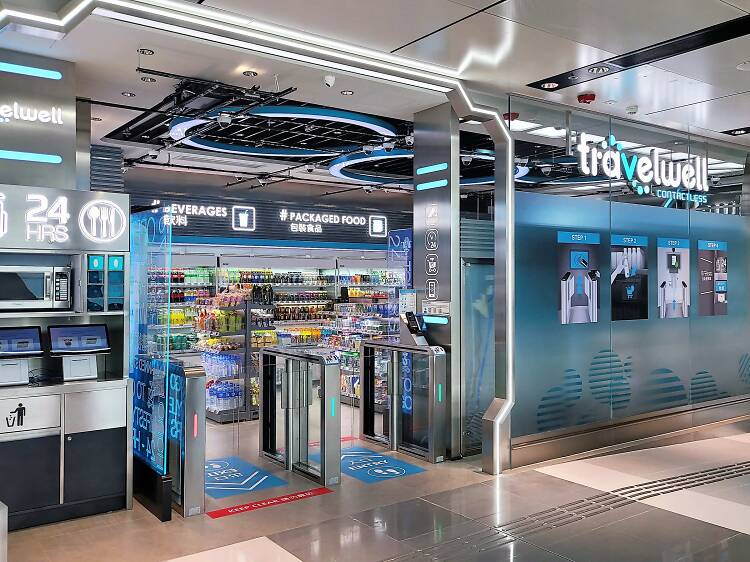 香港機場商店：Travelwell 無人便利店