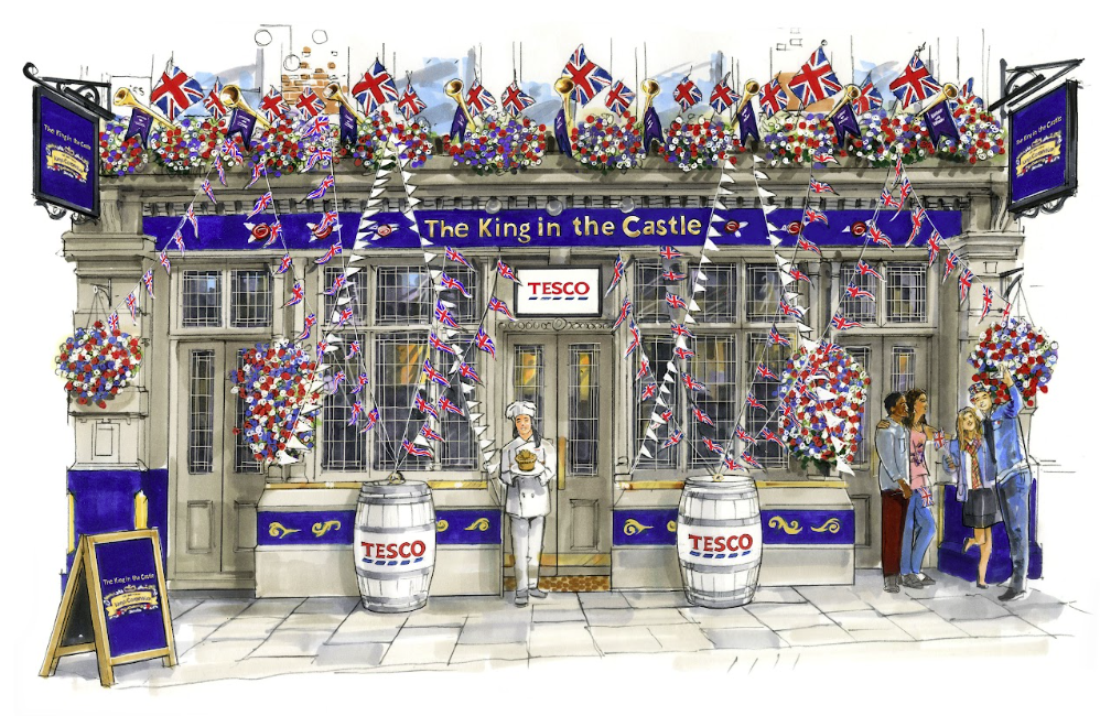 Tesco is opening its first ever pub for the Coronation