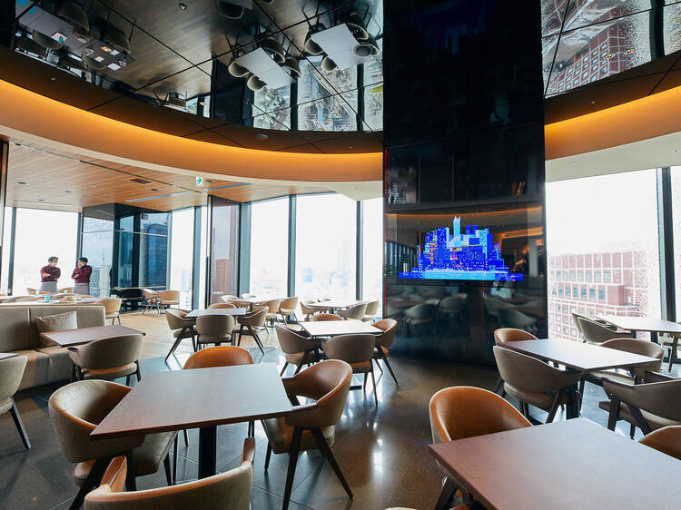 Take in the city views at Jam17 Dining & Bar