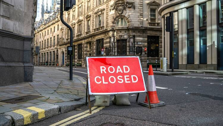 London marathon road closures