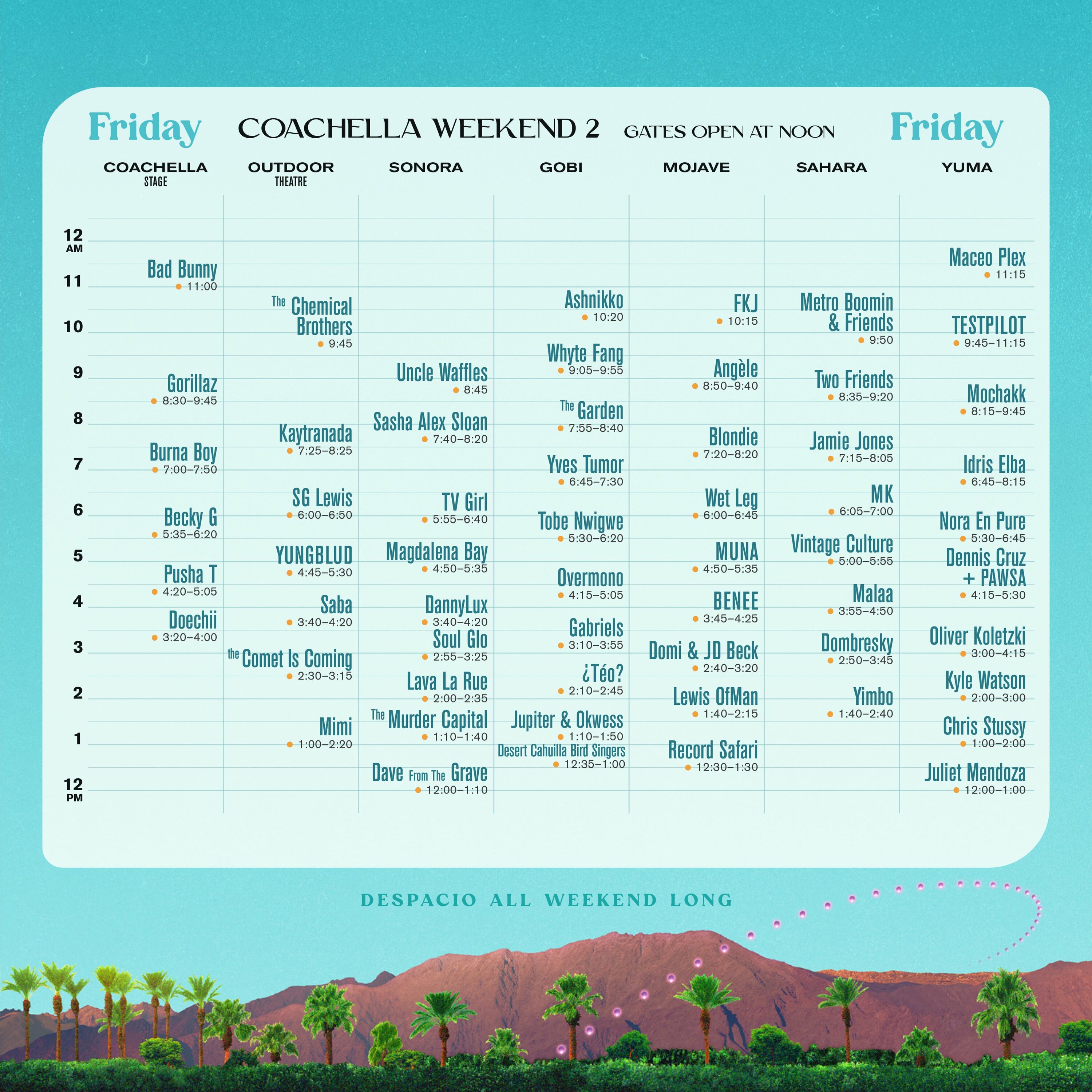 Coachella 2023 Lineup, Headliners, Set Times & Schedule Info