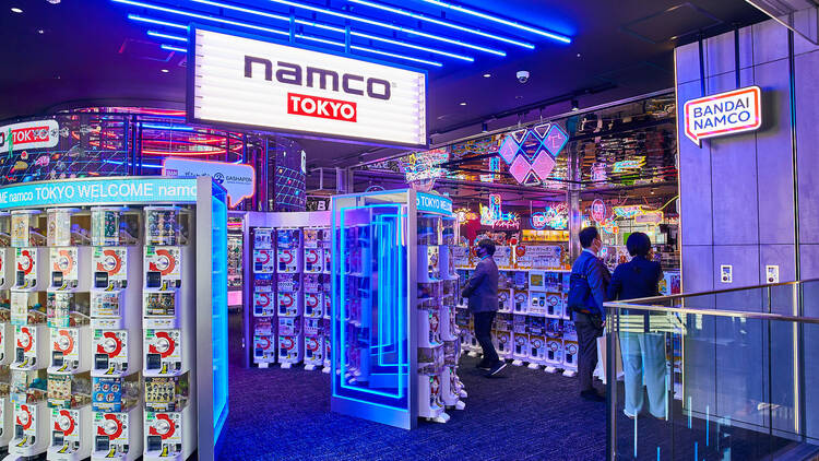 Enjoy arcade games and cocktails at Namco Tokyo