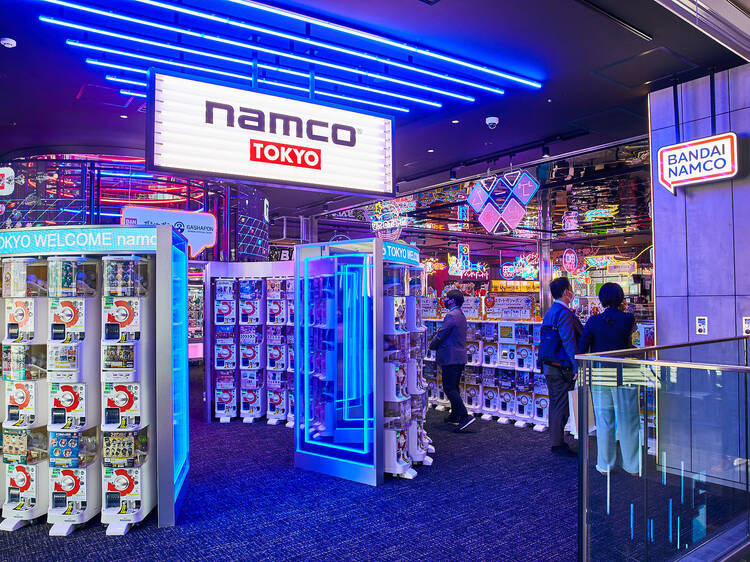 Enjoy arcade games and cocktails at Namco Tokyo