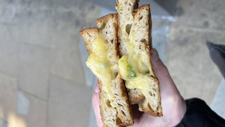 Cheese toastie from Potter & Reid