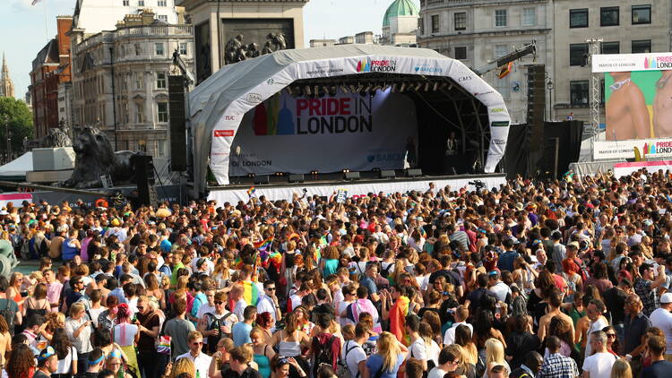 Pride in London parade 