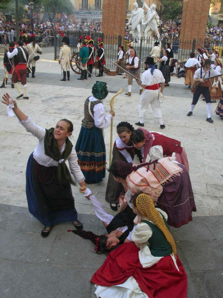 Recreación sucesos 2 de mayo de 1808