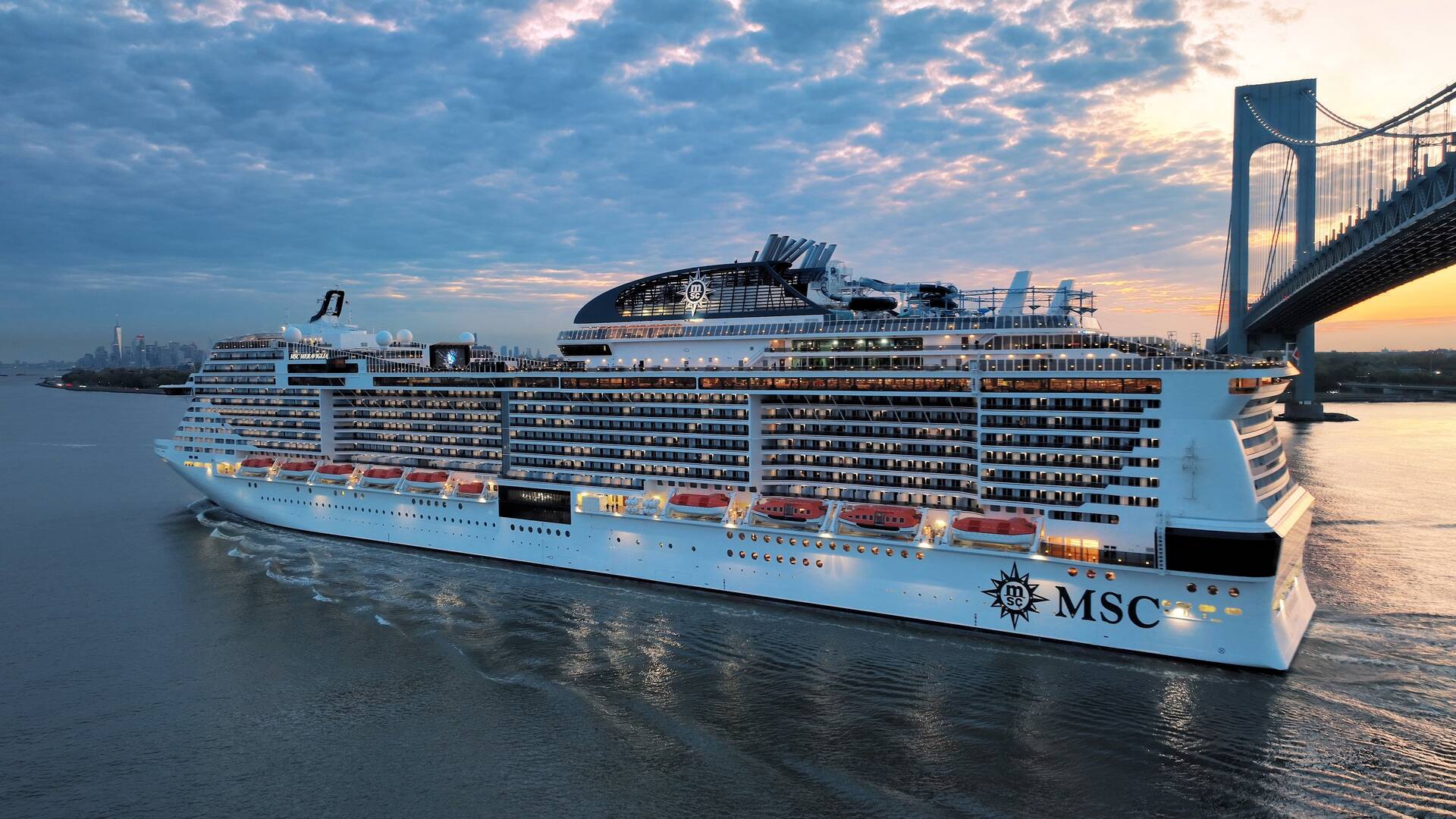 msc cruise ship from brooklyn