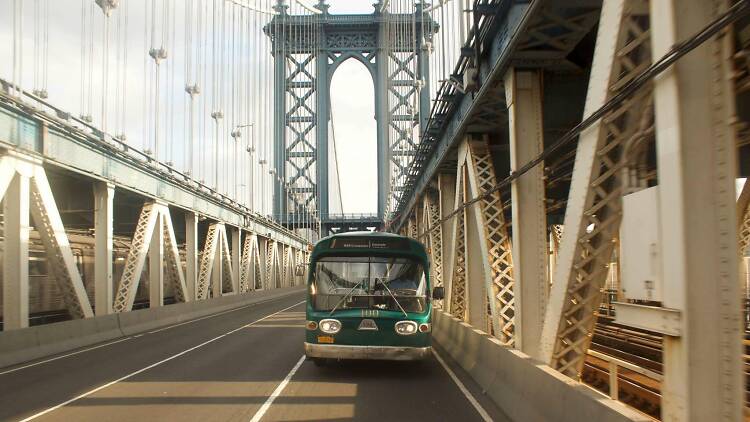 Bus 100 from the New York Transit Museum