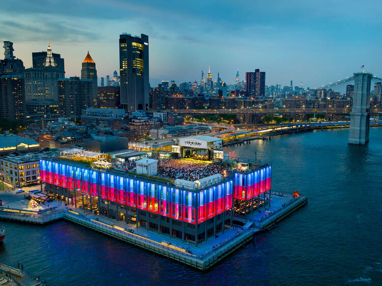 Listen to live music on The Rooftop at Pier 17