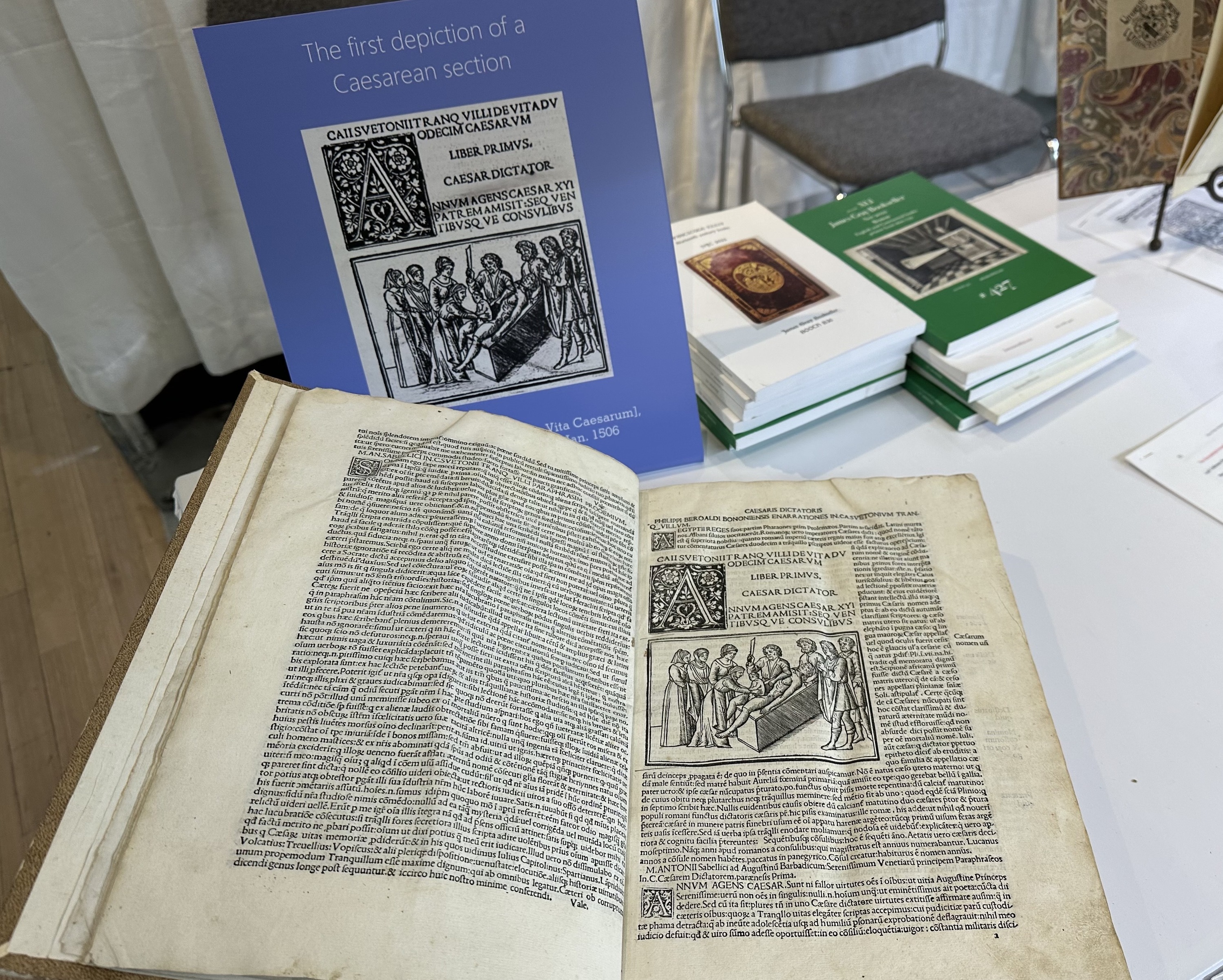 A book depicting a C-Section.