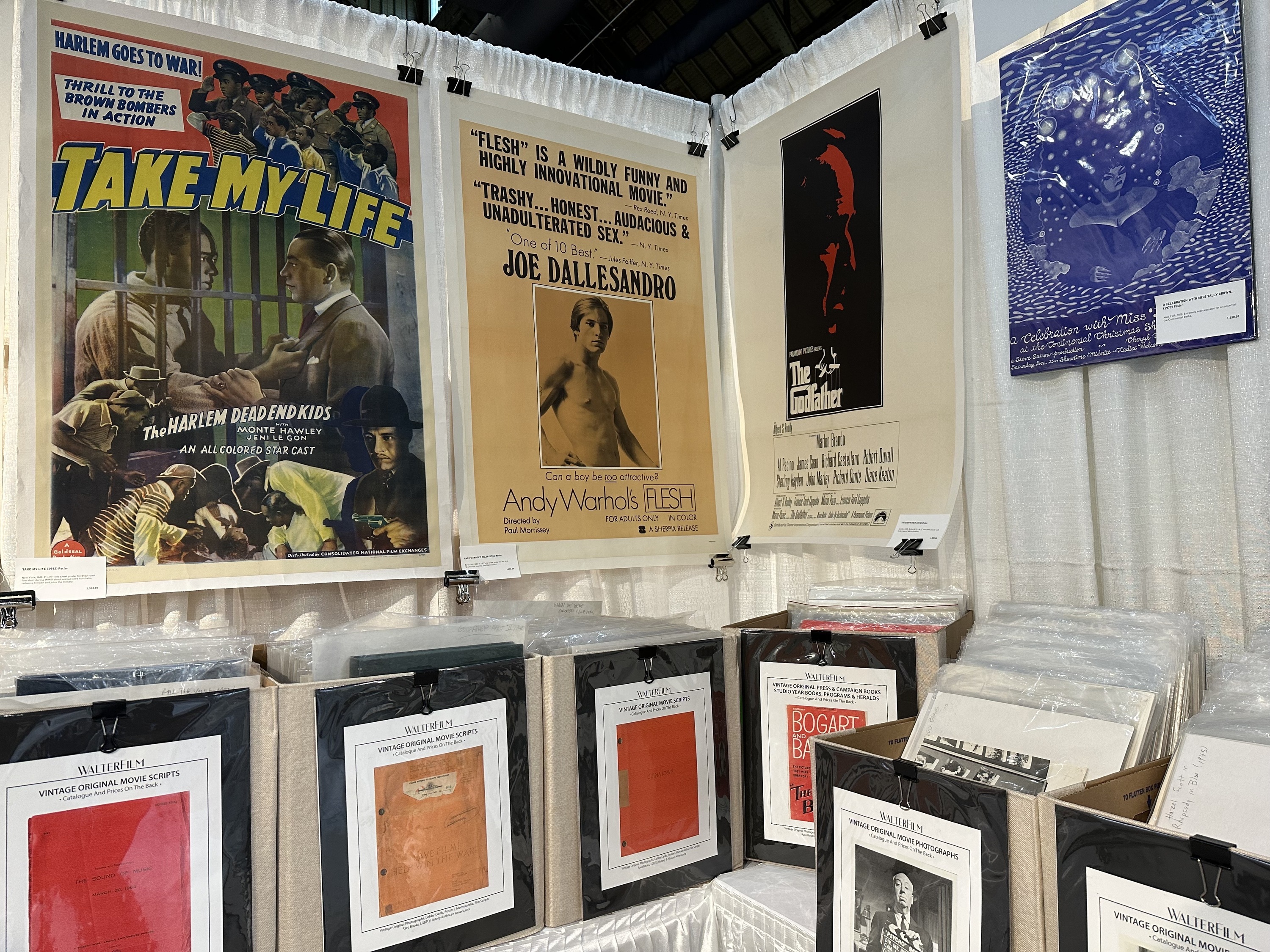 Vintage movie posters.