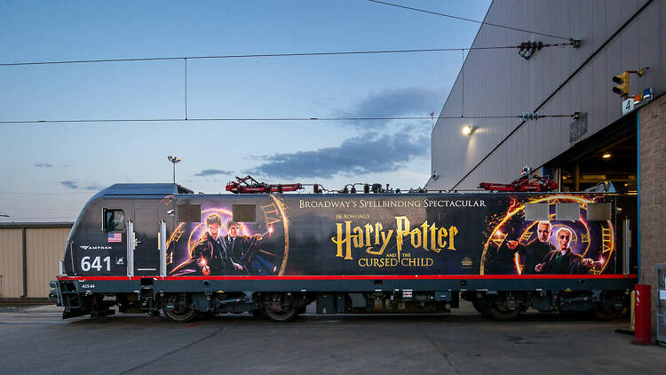 Amtrak train Harry Potter wrap