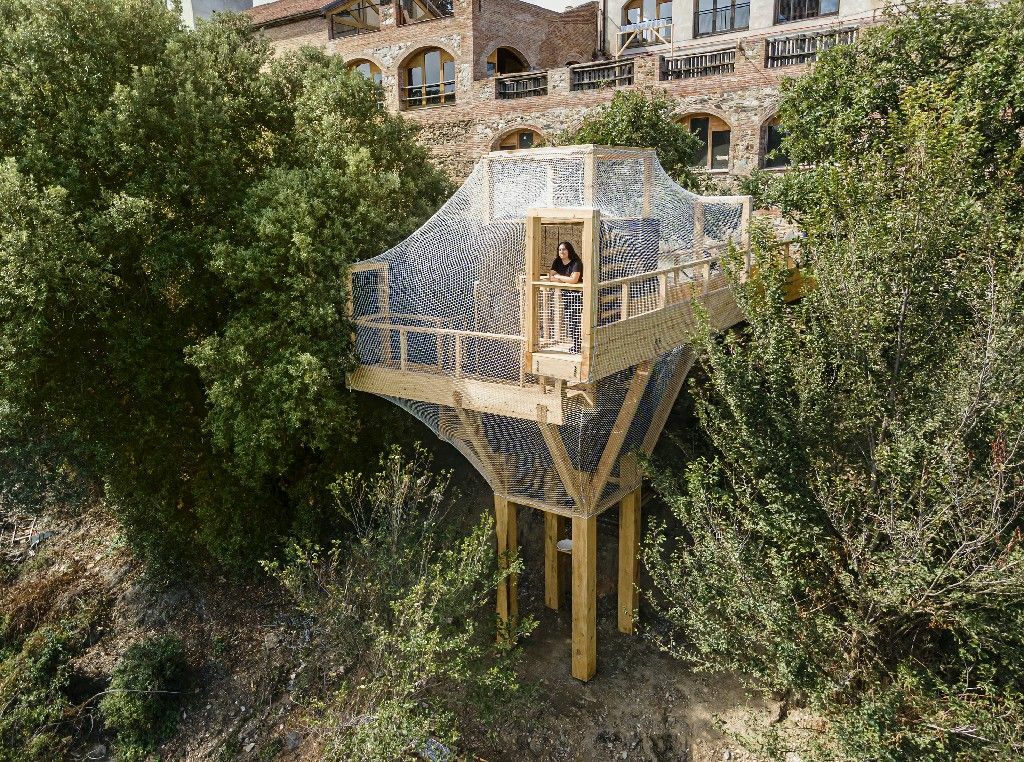 Observatorio FLORA del IAAC, Valldaura Labs, Parc de Collserola, Barcelona