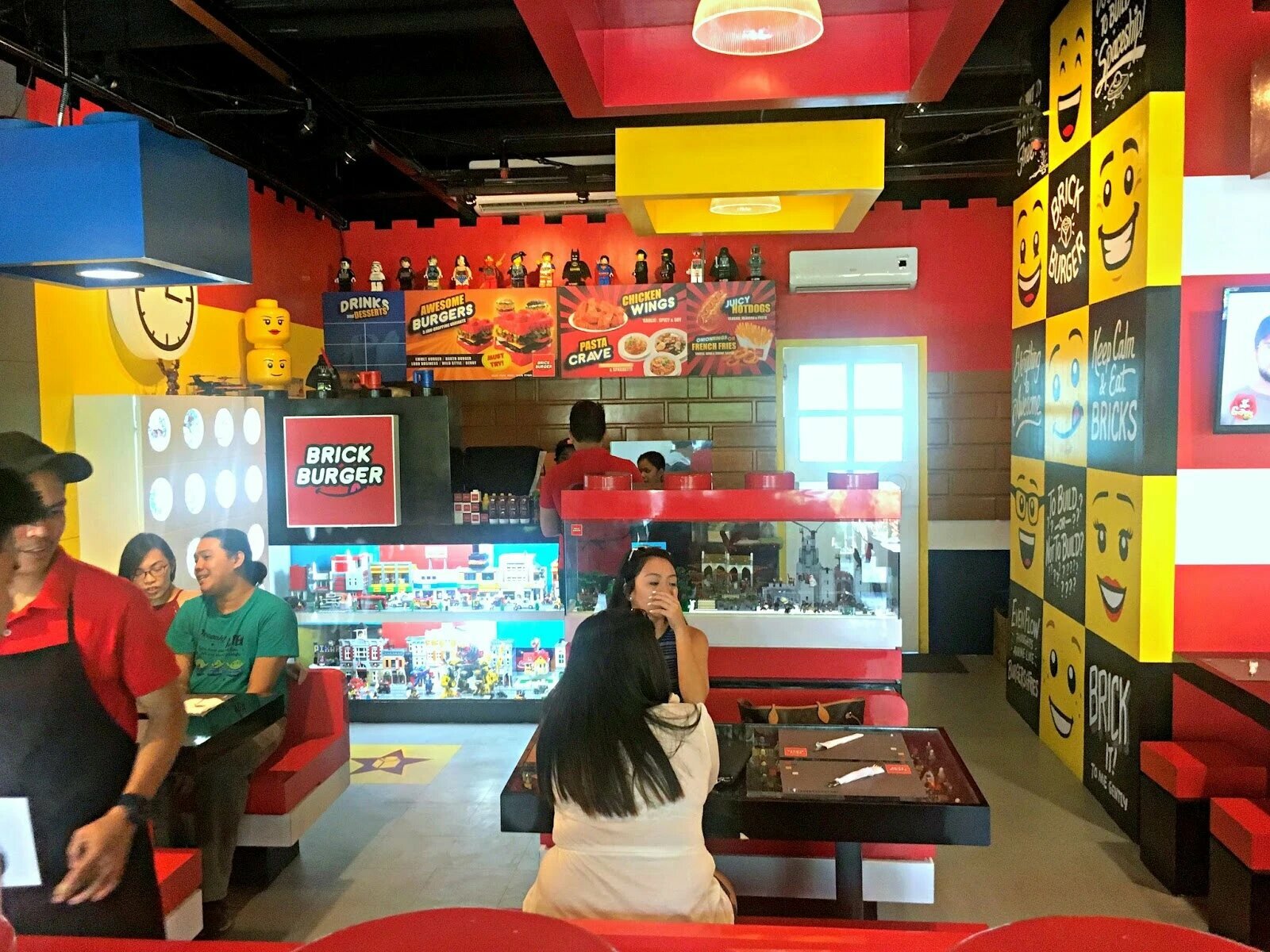 The interiors at Brick Burger