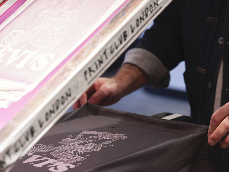 Exclusive screen print designs with Print Club