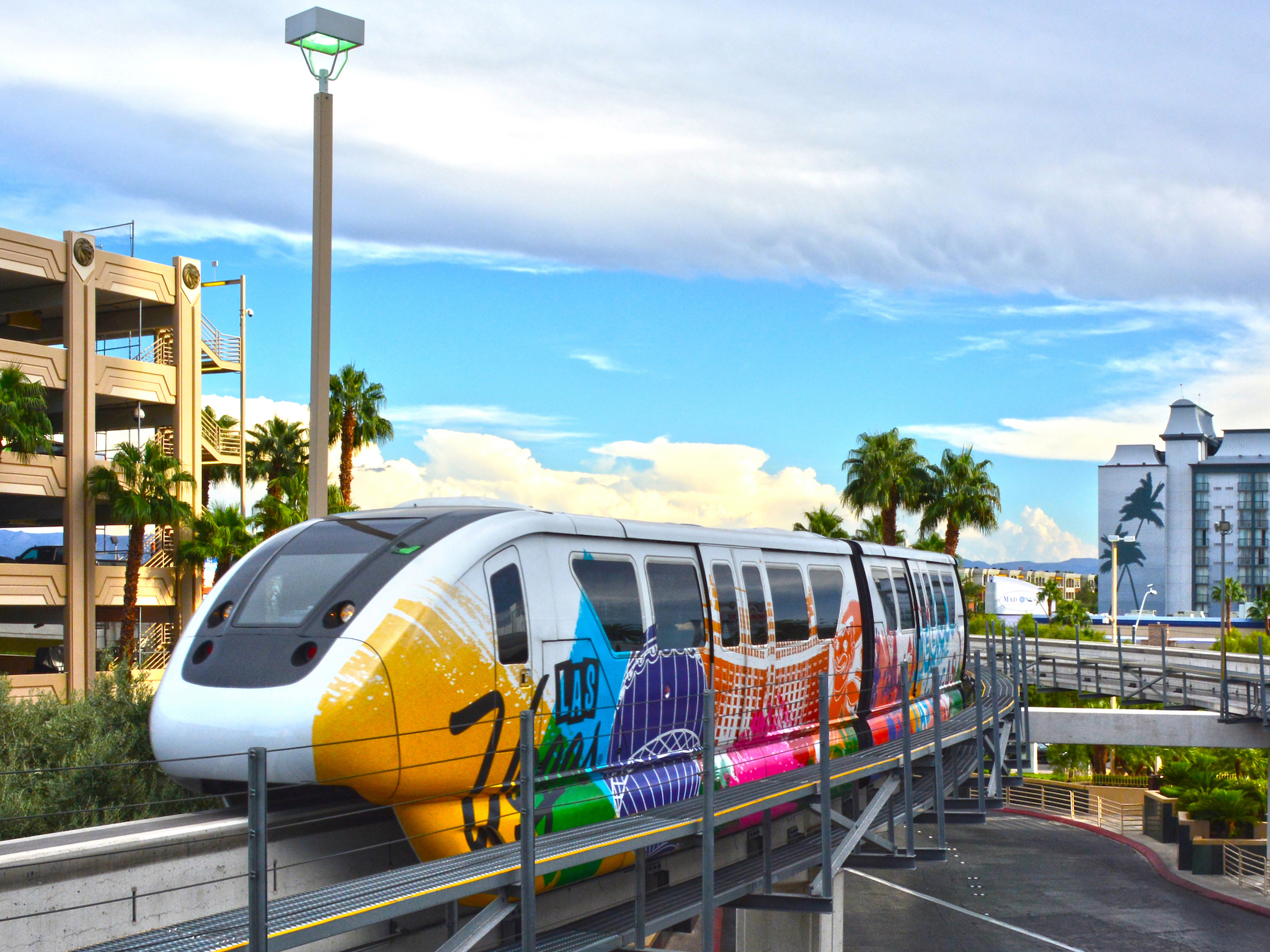Monorail in Las Vegas, Nevada