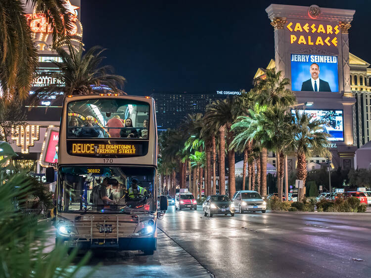 Deuce tourist bus in Las Vegas, Nevada