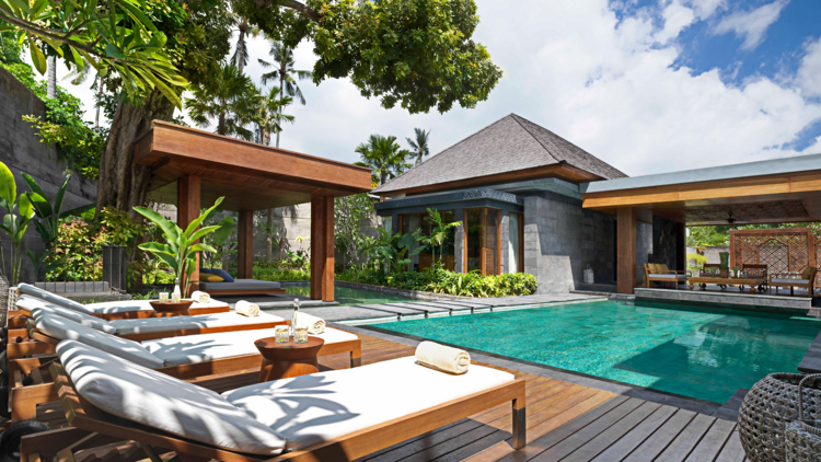 A resort villa in Bali