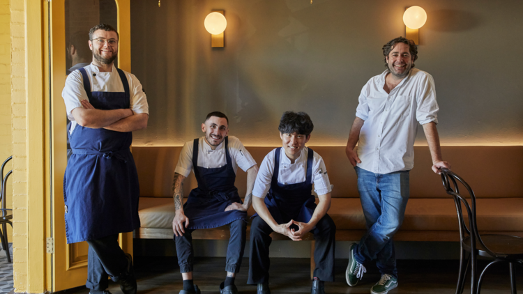 Passeggiata's chefs including owner Nigel Ward