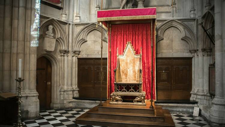 The coronation chair 