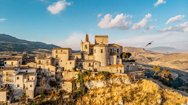 The Sicilian town of Petralia Soprana