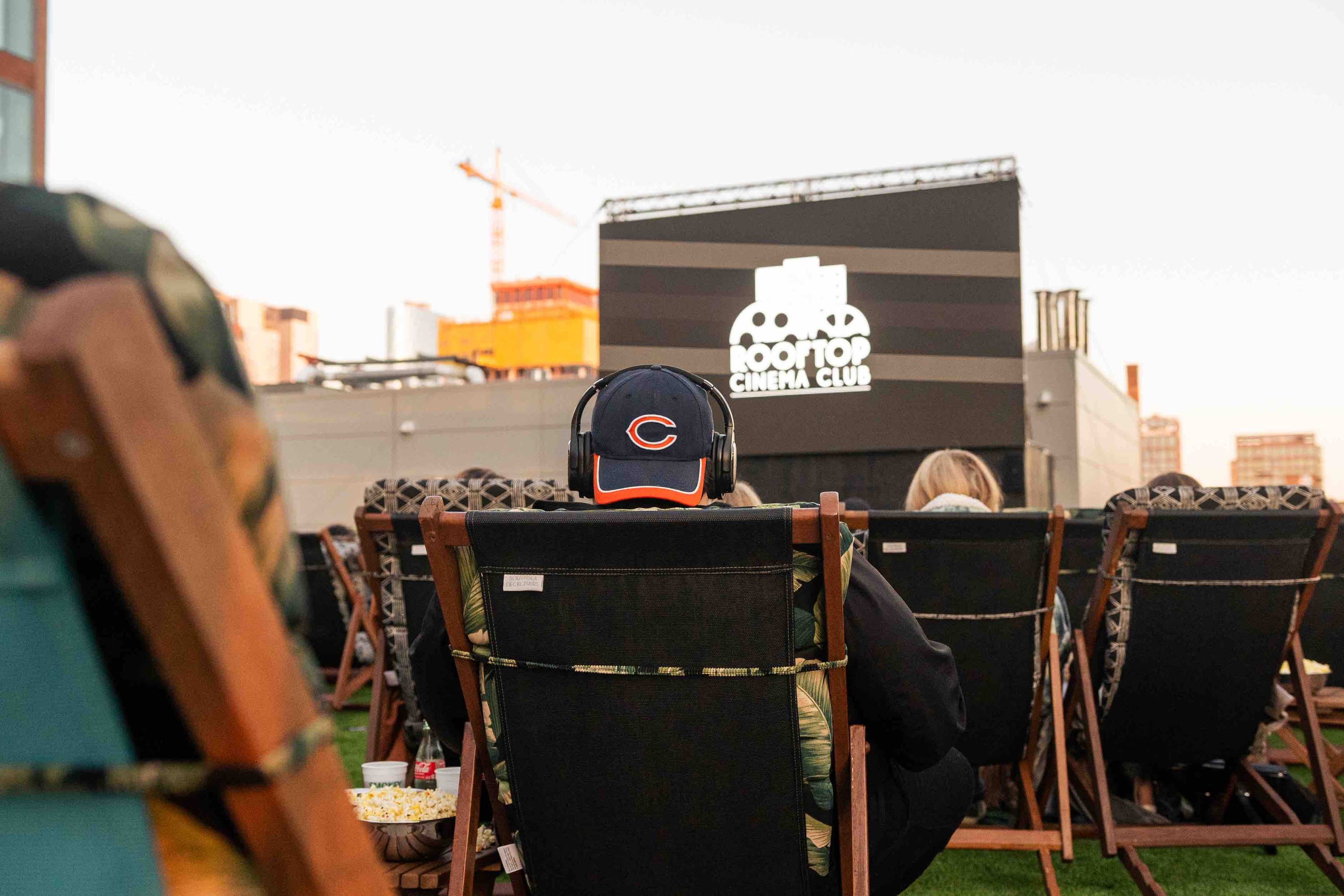 Watch movies on a Fulton Market rooftop this summer