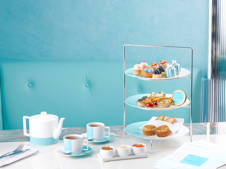 The Tiffany Blue Box Café：Tiffany Blue 主題下午茶