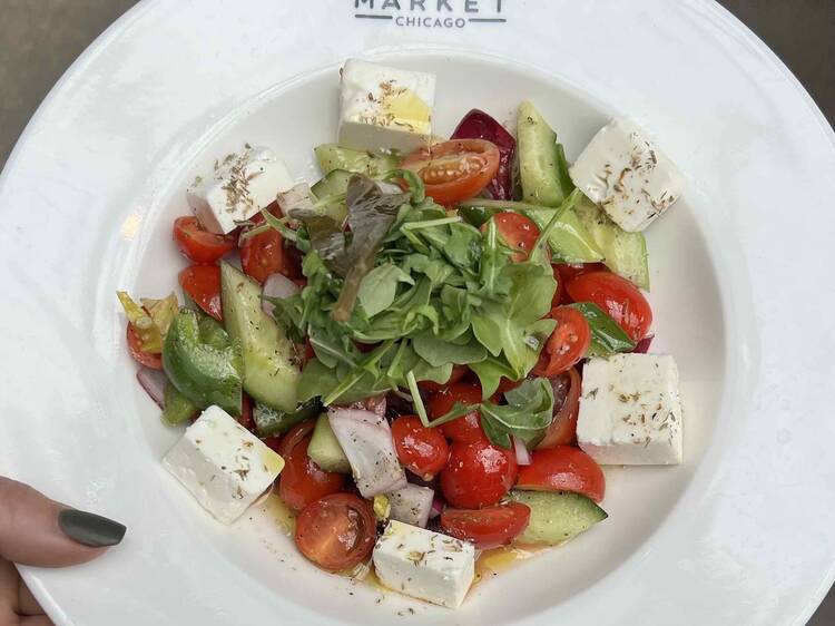 Greek salad at Avli