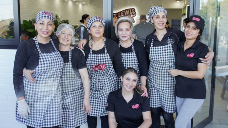 A group of female chefs at Mt Lewis Pizzeria