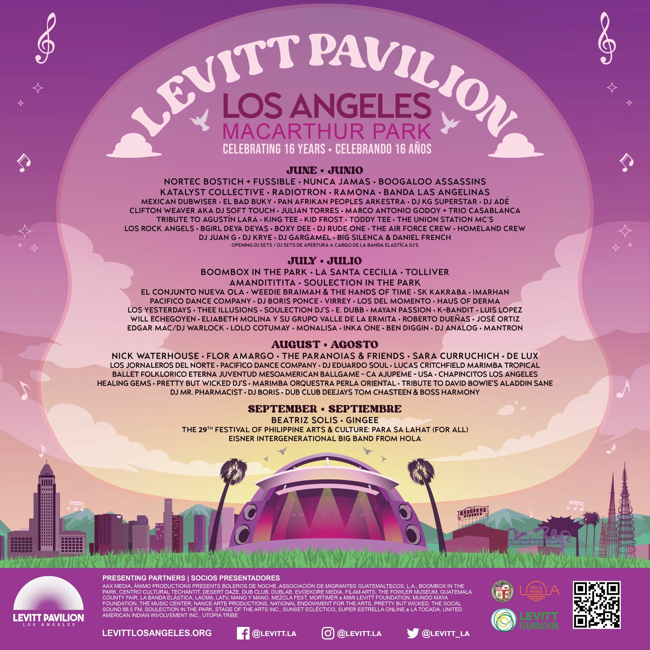 Levitt Pavilion lineup