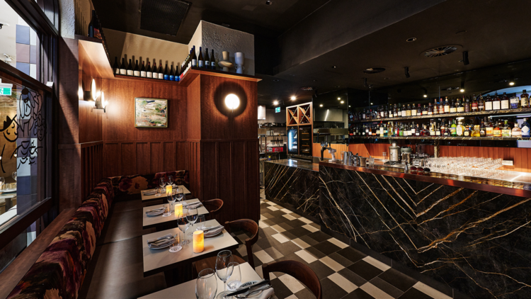 Bistro Nido interior dining room and bar