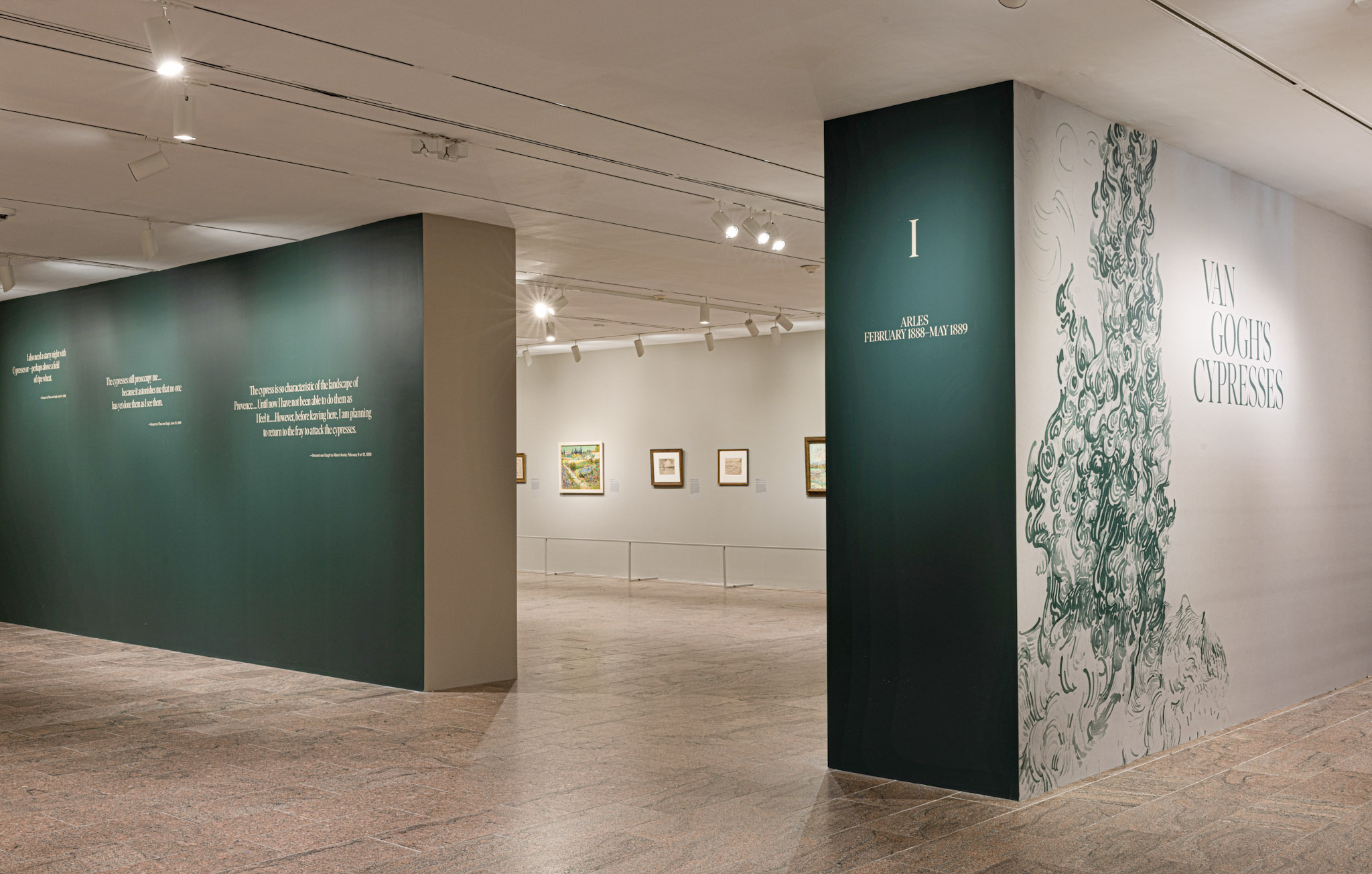 Van Gogh’s Cypresses at The Met
