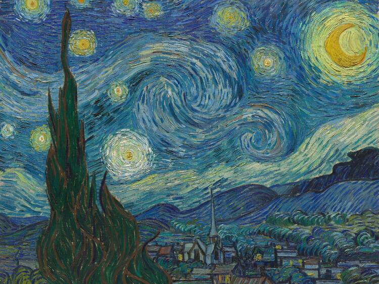 The Starry Night in Van Gogh’s Cypresses at The Met