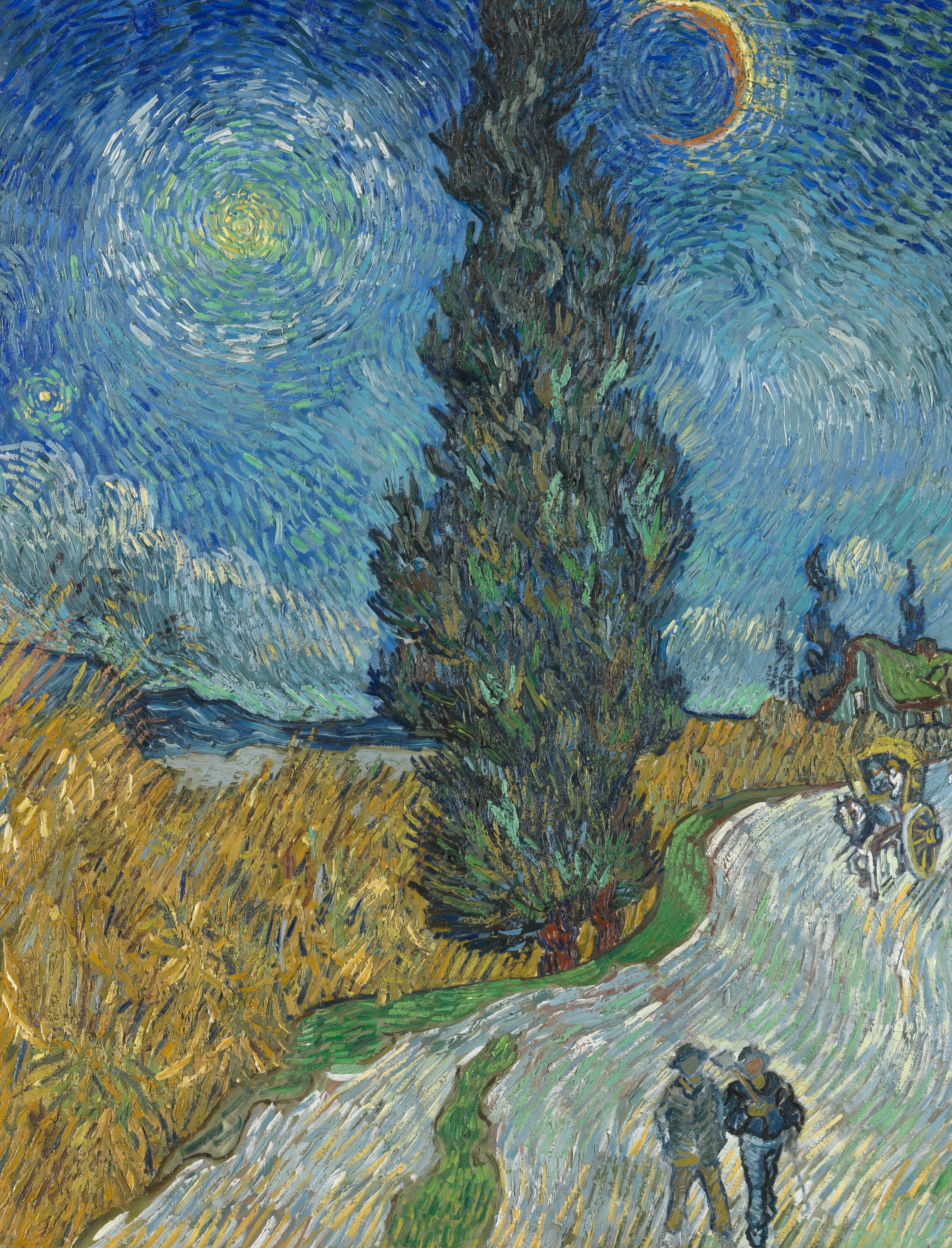 Van Gogh’s Cypresses at The Met